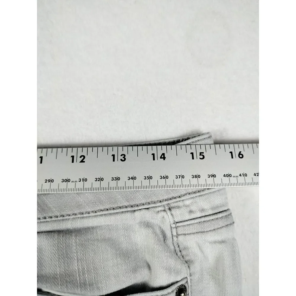 Dress‎ Barn N62 Jeans Women's 8 Grey Boyfriend Signature Fit Mid Rise Stretchy